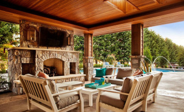 Терраса с мангалом в частном доме: особенности обустройства - 1