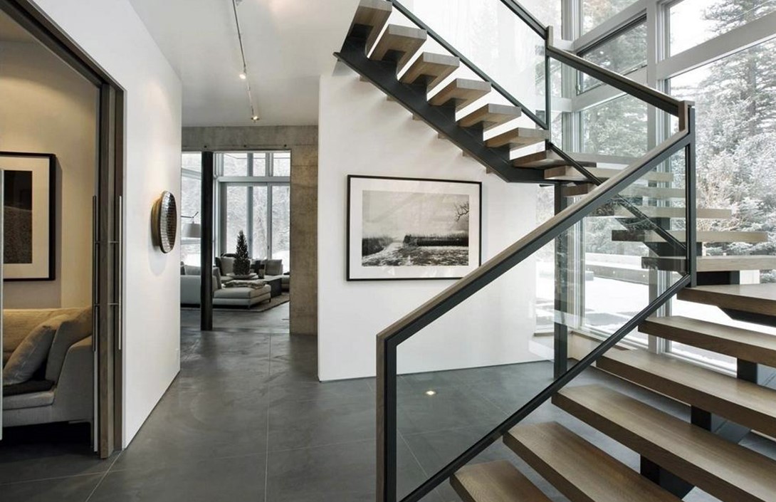 стеклянные перила лестницы